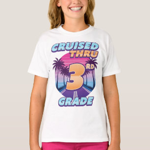 3年生の卒業生の生涯通学 Tシャツ