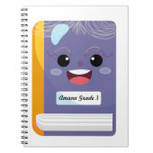 3年生の子のためのノート　おもしろい顔 ノートブック (正面)