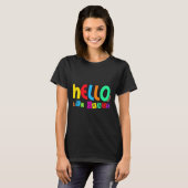 3年生の学生Bのためのバックトゥスクール Tシャツ (正面フル)