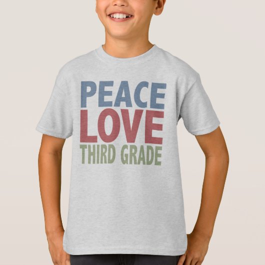 3年生の平和愛 Tシャツ (正面)