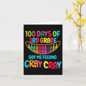 3年生の得Crayの感じ日 カード (黄色い花)