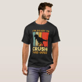 3年生の恐竜をシュオに戻す準備ができている Tシャツ (正面フル)