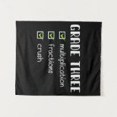 3年生の掛け算の分数クラッシュ タペストリー (正面(横))