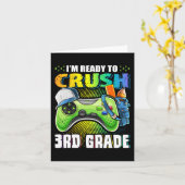 3年生の新学期ビデオをクラッシュする準備ができている カード (黄色い花)