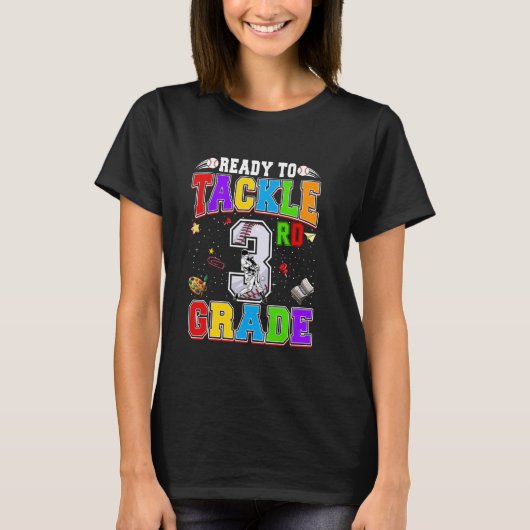 3年生の新学期・ベースバルに取り組む Tシャツ (正面)