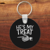 3年生の空手Ckを学校に蹴る準備ができている キーホルダー (正面)