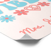 3年生の雰囲気 – レトロ教室 ポスター (角)