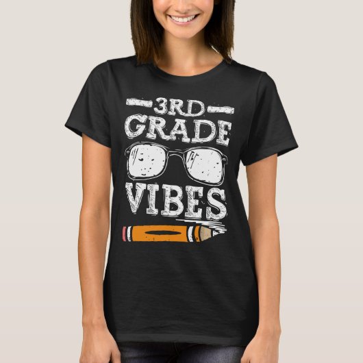 3年生のVibes -3年生チームレトロ1日目 Tシャツ (正面)