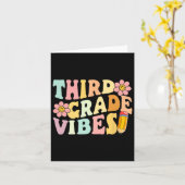 3年生のVibes 3年生Teacの1日目 カード (黄色い花)