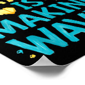 3年生は波を作っている新学期キッズ ポスター (角)