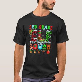 3年生エルフ隊 クリスマス カラフル 先生 スチューデント Tシャツ