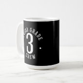 3年生クルー 3rd Grade コーヒーマグカップ (正面左)