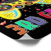 3年生ゲーマーまでレベルアップ初日の男の子戻る ポスター (角)