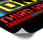 3年生ゲーマー新学期1日目 ポスター (角)