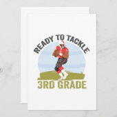 3年生サッカーファンタジーラグビーに挑戦 案内状 (正面/裏面)