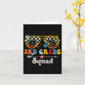 3年生スカッドキュートGroovy先生学生バックT カード (黄色い花)