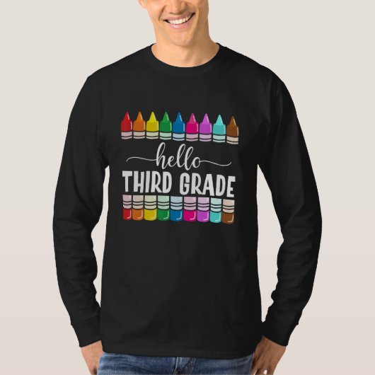 3年生チームの初日こんにちは3年生チーム Tシャツ (正面)
