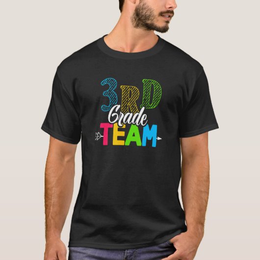 3年生チーム先生1日目に戻る Tシャツ (正面)