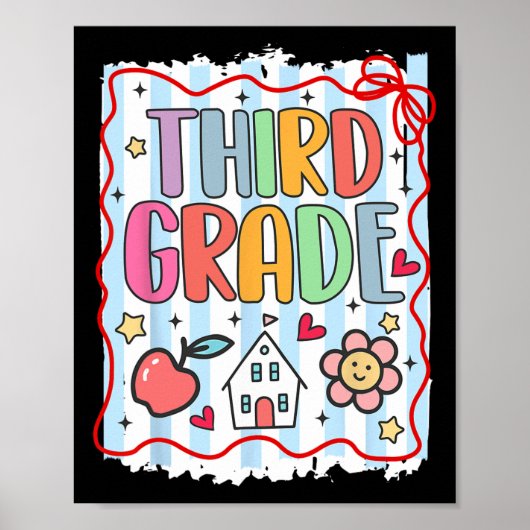 3年生チーム 新学期 3rd Grade ポスター (正面)