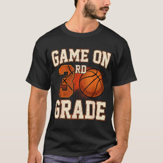 3年生バスケの試合開始! バックトゥスクール Tシャツ