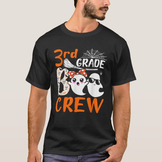 3年生ブークルー先生学生おばけハロウィン Tシャツ (正面)