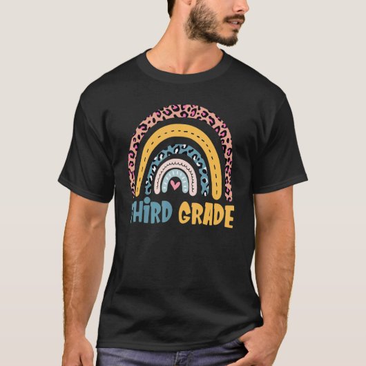 3年生ボホレインボー先生バック Tシャツ (正面)