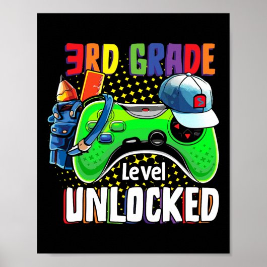 3年生レベルのロック解除Ck学校ビデオゲームへ ポスター (正面)