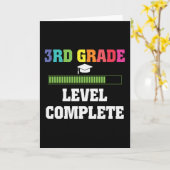 3年生レベルの完全な子ども向け新学期 カード (黄色い花)