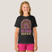 3年生ロックスレインボーヒョウ新学期 Tシャツ (正面フル)