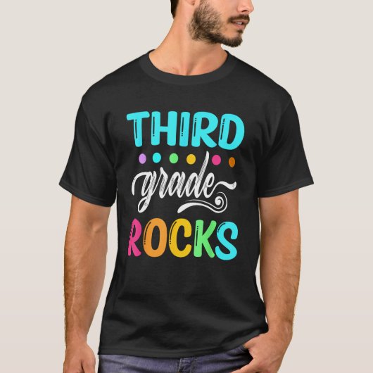 3年生ロックチーム3年生先生キッズボーイ Tシャツ (正面)