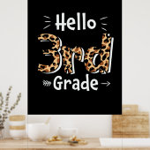 3年生先生こんにちは3年生 ポスター (キッチン)