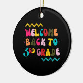 3年生先生の3年生に戻る セラミックオーナメント (左)