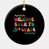 3年生先生の3年生に戻る セラミックオーナメント (裏面)