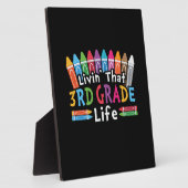 3年生先生リヴィンその3年生ライフ フォトプラーク (側面)