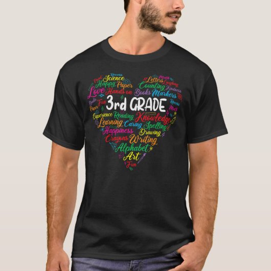 3年生先生分隊新学期He Tシャツ (正面)