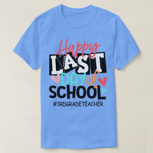 3年生先生卒業生おめでとう Tシャツ (デザイン正面)