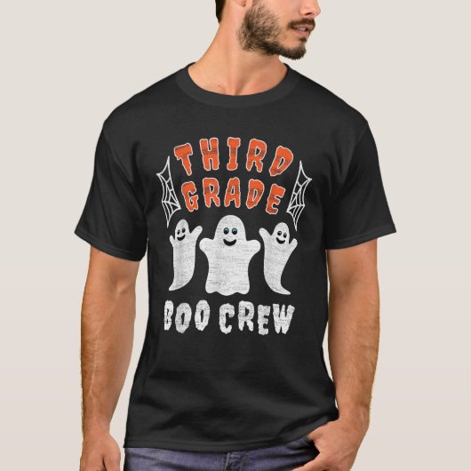 3年生先生学生ギフトハロウィーン幽霊B Tシャツ (正面)