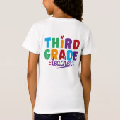 3年生先生SVG PNG、先生ライフSvg、3年生 Tシャツ (裏面)