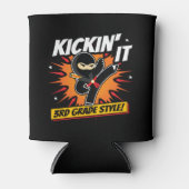 3年生忍者キック初日新学期 缶クーラー (正面)