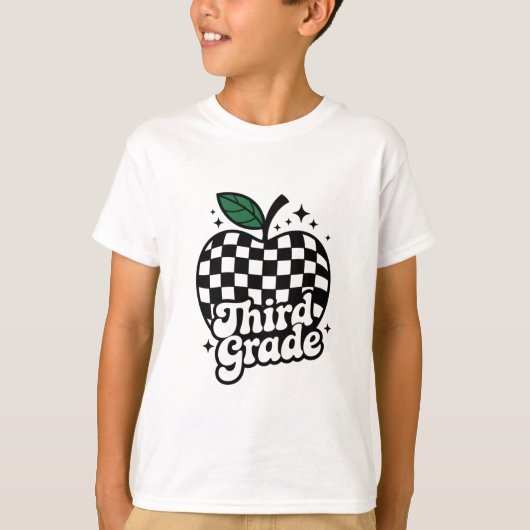 3年生担任の先生のためのバック・トゥ・スクール Tシャツ (正面)