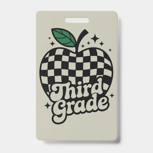 3年生担任 3年生 学校に戻る バッジ (正面)