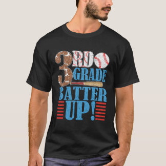 3年生新学期3年生バッターアップベースボール Tシャツ
