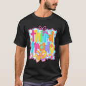 3年生最初の授業の日 フラワーバンドル 先生へのギフト Tシャツ (正面)
