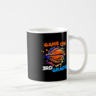 3年生1日目のバスケットボールゲーム コーヒーマグカップ