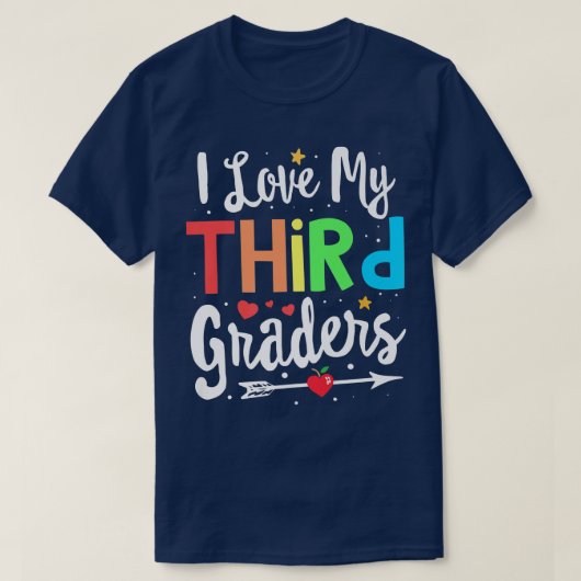 3年生3年生が大好き先生 Tシャツ (デザイン正面)