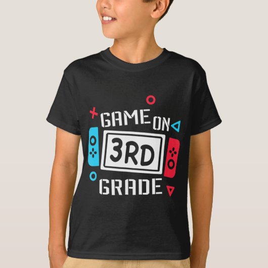 3年生3年生ゲーム新学期 Tシャツ (正面)