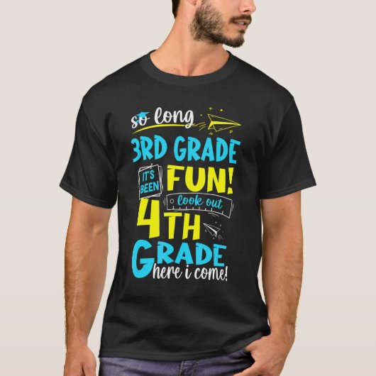 3年生4年生から卒業まで来だ Tシャツ (正面)