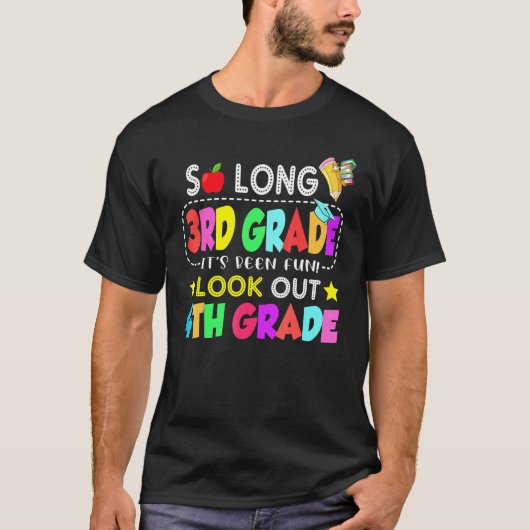 3年生4年生から3年生来までね Tシャツ (正面)