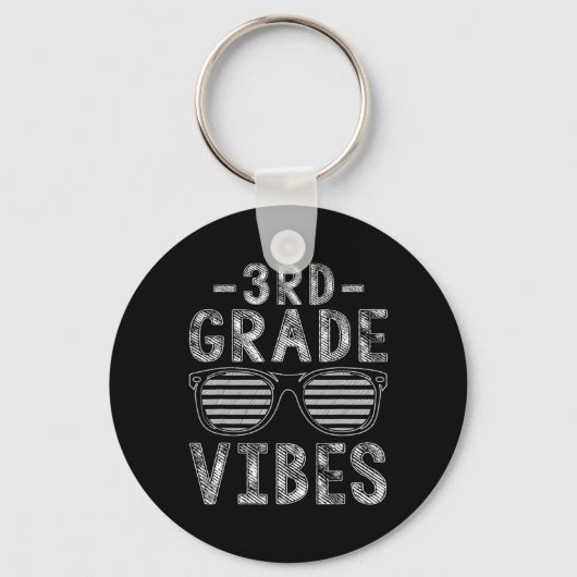 3年生 バックトゥスクール 3rd Grade Vibes キーホルダー (正面)