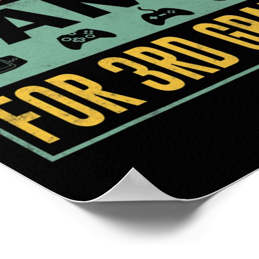 3年生Ckから学校Tまでのゲームを一時停止 ポスター (角)